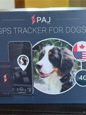 PAJ 4G GPS Tracker for Dogs - Black Collar Tracker Brand New Sealed in Box